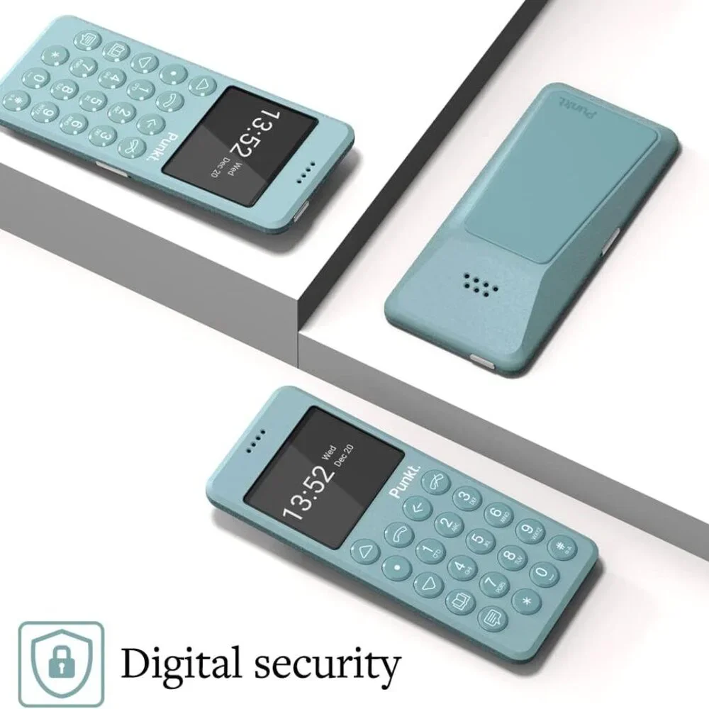 Punkt MP02 Used Working Minimalist Dumb Phone Light Blue